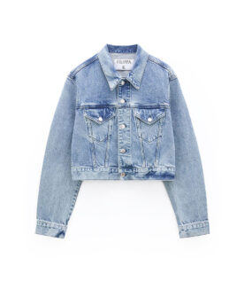 Men's Classic Denim Jacket-Motorcycle Edition