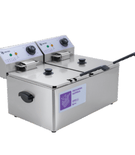 Fritadeira Elétrica com 2 Cubas 8 Litros CFFM EF-8L 2T - 110V