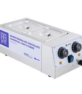 Derretedeira de Chocolate Comercial com 2 Cubas CFCM CS-2 - 220V