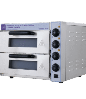 Forno de Pizza Elétrico Dupla Câmara em Inox CFBM PO-4140 DCE SS - 220V