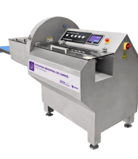Fatiadora Industrial de Carnes 1-36 mm em Inox 304 com Esteira e Proteções CFPM E-250 SS304