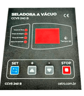 Adesivo do Painel para Seladora a Vácuo CCVS 240 (DZ 240)