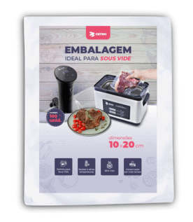 Embalagem Sous Vide 10x20 - 100 Unidades