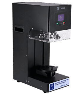 Seladora Recravadora de Latas Plásticas Semiautomática CCBM S-100 CS T