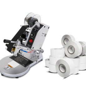 Datador Manual + 5 Fitas Datadoras Brancas - 220V