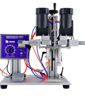 Rosqueadora de Tampas Semiautomática CSCM T