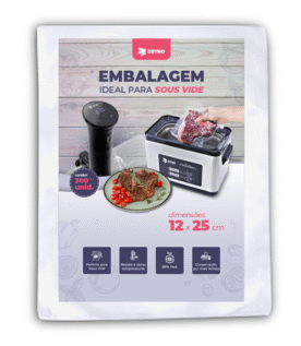Embalagem Sous Vide 12x25 - 300 Unidades
