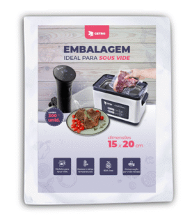 Embalagem Sous Vide 15x20 - 300 Unidades