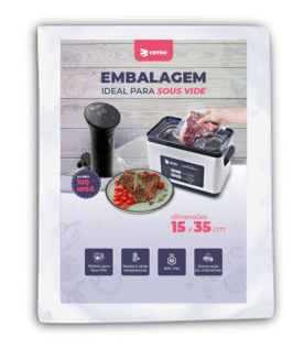 Embalagem Sous Vide 15x35 - 100 Unidades