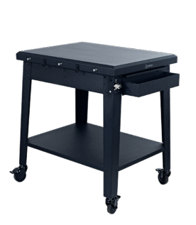 Mesa Pizzaiolo Extensível com Suporte para Fornos de Bancada