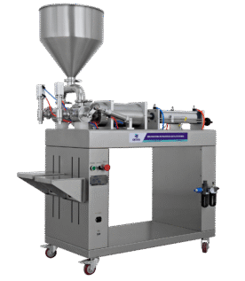 Envasadora de Pastosos 1000 - 5000ml de Plataforma com 2 Bicos CSFM P-5000 2N PC