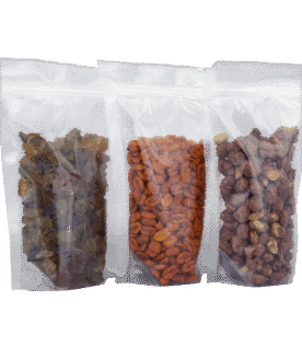 Embalagem Sacos Stand Up Pouch Zip Lock com Picote 14x19 - 100 unidades