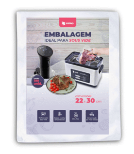 Embalagem Sous Vide 22x30 - 100 Unidades
