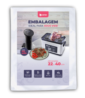 Embalagem Sous Vide 22x40 - 100 Unidades