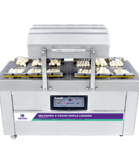 Seladora a Vácuo de Dupla Câmara Industrial CCVS 600 2SS DC
