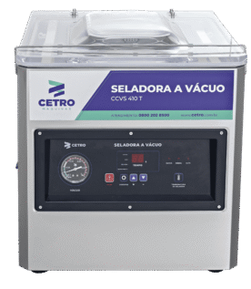 Seladora a Vácuo de Bancada com ATM CCVS 410 T