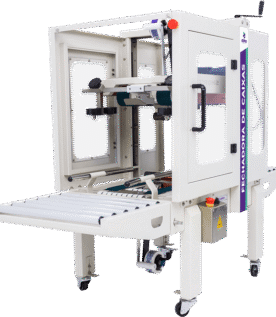 Fechadora de Caixas Semiautomática com Tração Inferior e Superior e Proteção CSSM BS-6050 UC SE T75