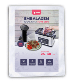 Embalagem Sous Vide 25x30 - 300 Unidades