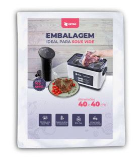 Embalagem Sous Vide 40x40 - 100 Unidades