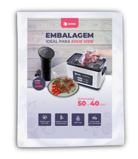 Embalagem Sous Vide 50x40 - 100 Unidades