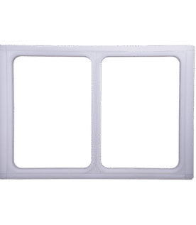 Molde de Duas Bandejas 24 x 16 cm para Seladora a Vácuo MV-SKINPACK CTVS 320 SP
