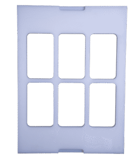 Molde de Seis Bandejas 20 x 12 cm para Seladora a Vácuo MV-SKINPACK CTVS 760 SP