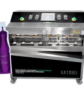 Envasadora e Seladora Semiautomática para Embalagens Pré-Formadas CSFSM 1410 C