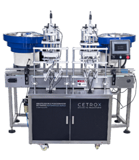 Abastecedor e Posicionador de Tampas Automático Duplo CFSM VCF2 PP