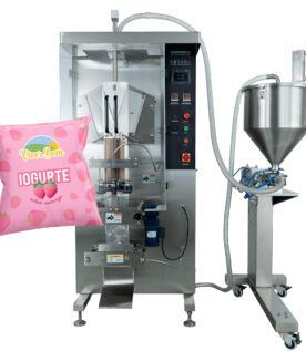 Empacotadora Automática com Envasadora de Pastosos 100-1000 ml de Plataforma com Mixer CAPM 320 EN-PFM