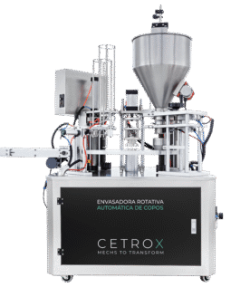 Envasadora Rotativa Automática de Copos CAFM R VC-1000
