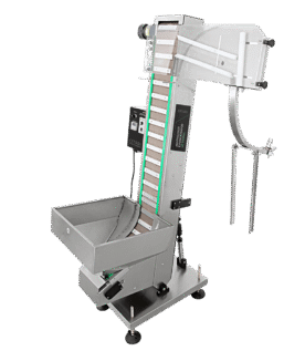Abastecedor e Posicionador de Tampas Vertical para Rosqueadora