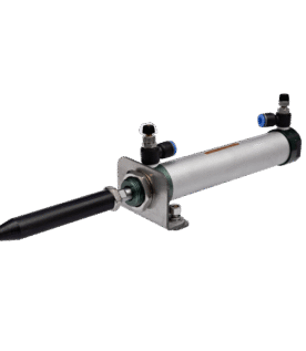 Cilindro Pneumático Roliço Mic 25 x 100mm para Esteira Envasadoras em Linha