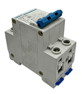 Disjuntor Bipolar DZ47S para Envasadora de Bisnagas Rotativa CATFM 500 R - 16 A