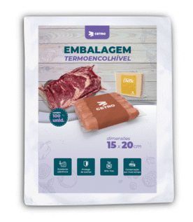 Embalagem a Vácuo Termoencolhível 9 Micras 15x20 - 100 Unidades