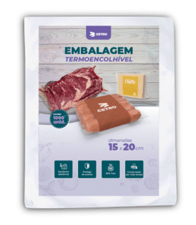 Embalagem a Vácuo Termoencolhível 9 Micras 15x20 - 1000 Unidades